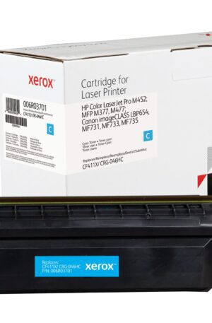 XEROX Everyday Toner para HP 410X Color LaserJet Pro M452. MFP M377(CF411X CRG046HC) Cian