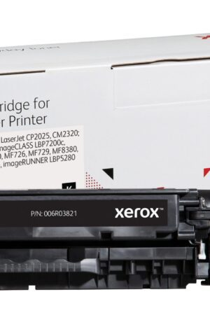 XEROX Everyday Toner para HP 304A Color LaserJet CP2025(CC530A CRG118BK GPR44BK) Negro