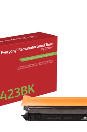 XEROX Everyday Remanufactured Toner para Brother TN423BK, High Capacity
