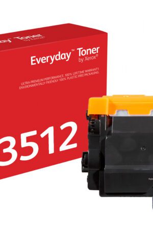 XEROX Everyday Black Toner para Brother TN3512, Extra High Capacity