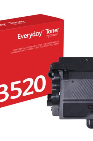 XEROX Everyday Black Toner para Brother TN3520, Ultra High Capacity