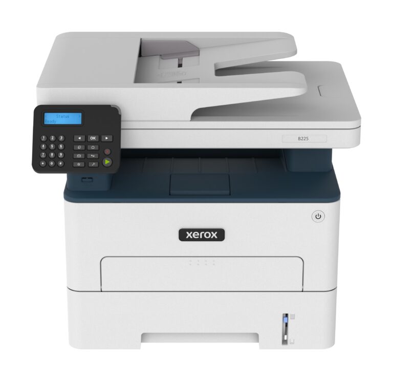 Impresora multifunción monocromo Xerox B225 para oficinas en Menorca