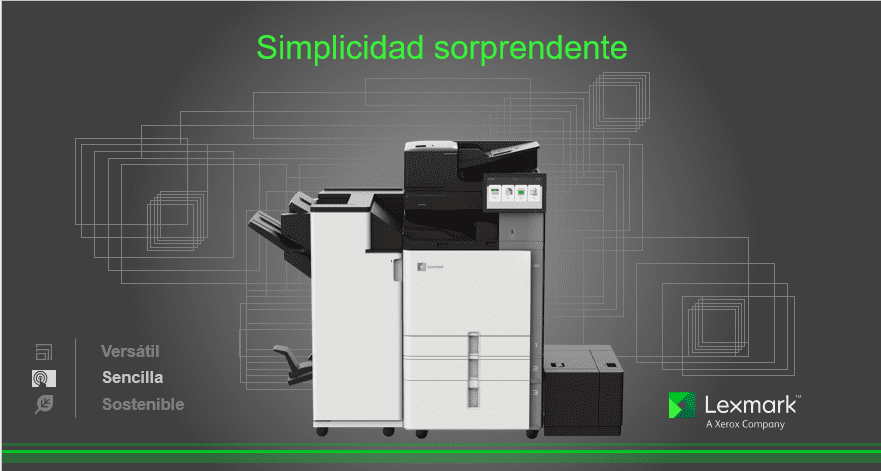 Impresora multifunción color Lexmark CX9601 en Menorca