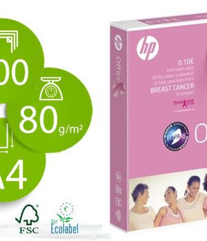 HP Pink Ream Papel Solidario